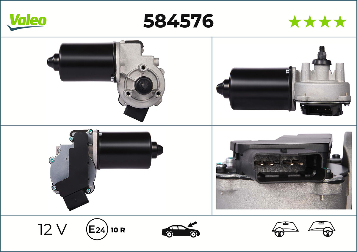 Moteur d'essuie-glace VALEO 584576